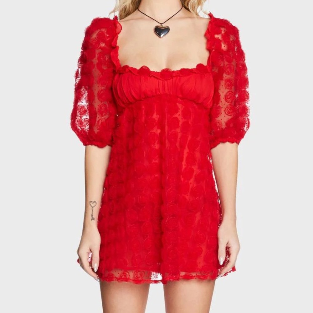 For Love & Lemons Hannah mini dress